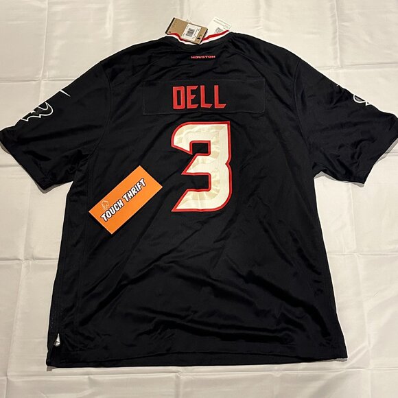 Men's Nike Houston Texans Tank Dell Authentic NFL Jersey - Picture 3 of 4
